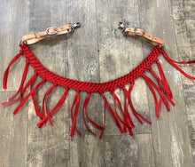 Mule tape horse tripping collar red