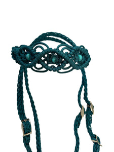 Beaded Browband Headstall with a fancy braided browband all sizes