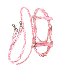 Complete Bitless bridle for ponies …side pull hackamore with reins