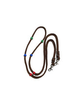 Training Lesson Reins (multiple lengths and colors available) dark brown.
