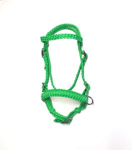 complete Bitless bridle side pull hackamore (you pick your colors)
