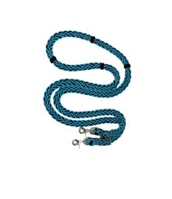 Wide  reins plain or you can add grip knots….you choose length and colors
