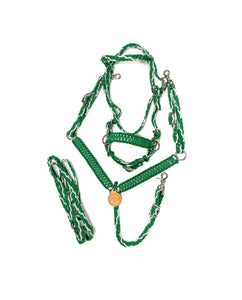 Pony Set- Kelly green and silver