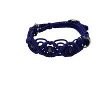 Side Pull Hackamore with amethyst braided into a fancy noseband bitless attachment all sizes SOLID COLOR