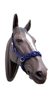 Complete Bitless Bridle macrame beaded hackamore with simple headstall