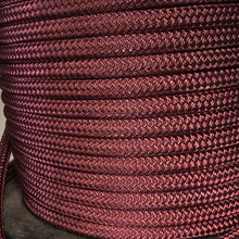 mecate rope rein 22' with Black leather slobber straps...more colors available