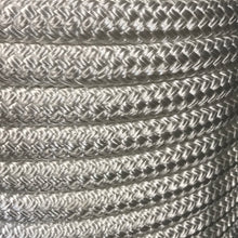 mecate rope rein 22' with Black leather slobber straps...more colors available