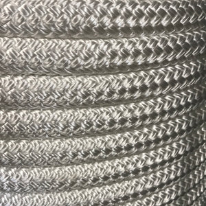 mecate rope rein 22' with Black leather slobber straps...more colors available
