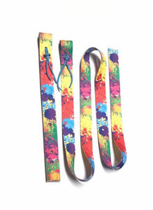Paint splash cinch strap