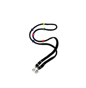 Training Lesson Reins with 6 different colored knots multiple lengths available and custom colors)