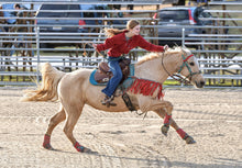 Red and Teal mule tape tack set.