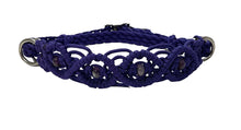 Side Pull Hackamore with amethyst braided into a fancy noseband bitless attachment all sizes SOLID COLOR