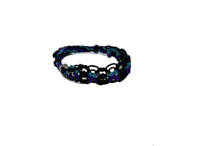 Macrame side pull hackamore bitless attachment, all sizes...choose up to 3 colors