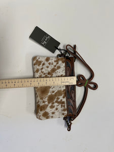 myra  small cowhide belt bag wristlet