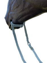 War bridle with buckle chinstrap and reins