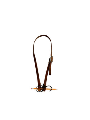 Simple leather Headstall horse size