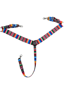 Serape  breast collar nylon horse size