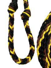 Sunflower Barrel Reins, Round with grip knots...You choose color and length.