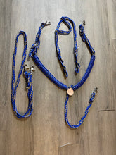 Pony Set- Tan and electric blue