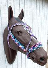 Macrame baroque Horse Bitless bridle - Tiffanys Braided Tack LLC