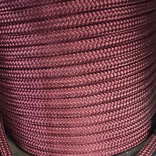 Yacht rope mecate rein 22' with brown leather studded tie on slobber straps...more colors available