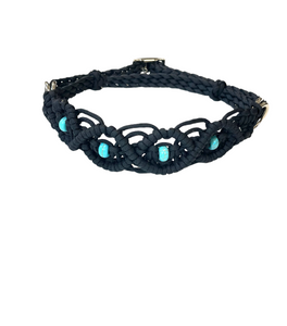 complete Bitless bridle side pull hackamore in my beaded  style