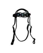 complete Bitless bridle side pull hackamore in my beaded  style