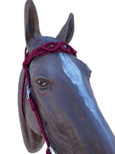 Beaded Browband Headstall with a fancy braided browband all sizes