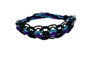Macrame side pull hackamore bitless attachment, all sizes...choose up to 3 colors