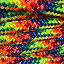 mecate rope rein 22' with Black leather slobber straps...more colors available