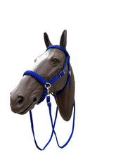 Horse complete Bitless bridle set - Tiffanys Braided Tack LLC