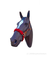 Macrame side pull hackamore bitless attachment, all sizes...choose up to 3 colors