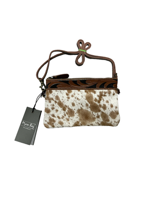 myra  small cowhide belt bag wristlet