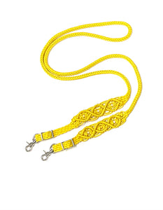 8' Fancy  braided loop reins
