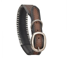 Hand tooled leather dog collar