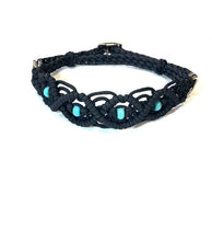 Side Pull Hackamore with a fancy turquoise howlite noseband bitless attachment all sizes SOLID COLOR - Tiffanys Braided Tack LLC