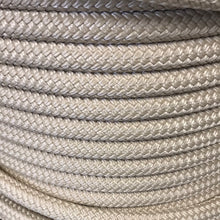 Yacht rope mecate rein 22' with brown leather studded tie on slobber straps...more colors available