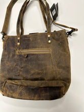 Myra Bag large shoulder Bag Leather Purse Cheetah Print with Hairon Small
