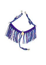 Pony Set- Purple, lilac,and neon turquoise with Bitless Bridle